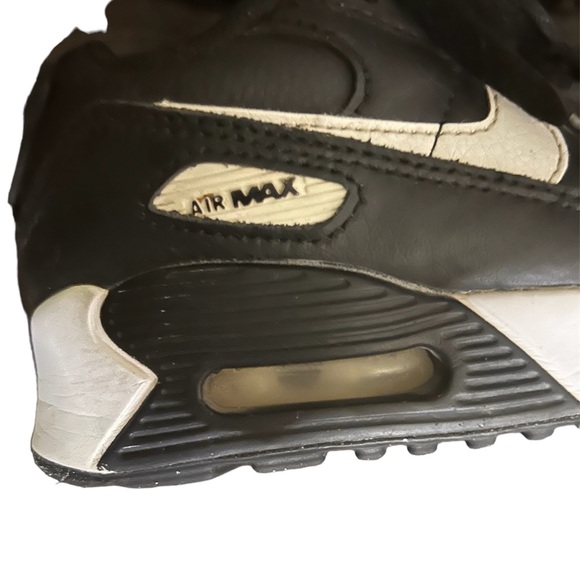 🏁Nike Air Max 90 LTR Sz 13C Black & White - Picture 5 of 6